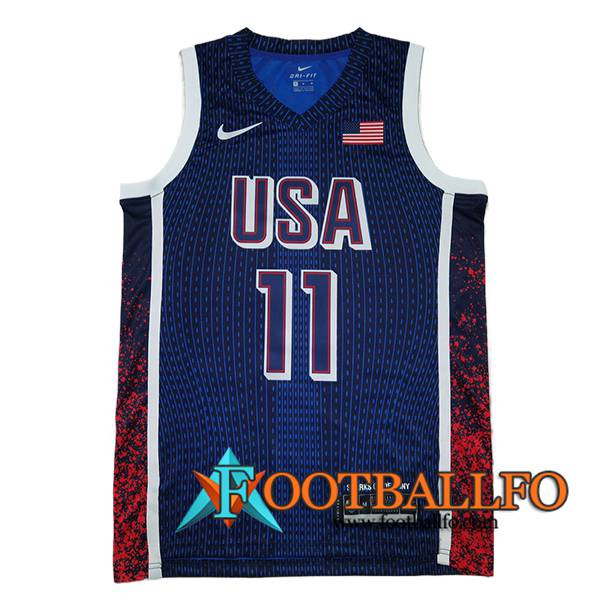 Camisetas De Futbol USA (EMBIID #11) 2024/25 Azul/Rojo