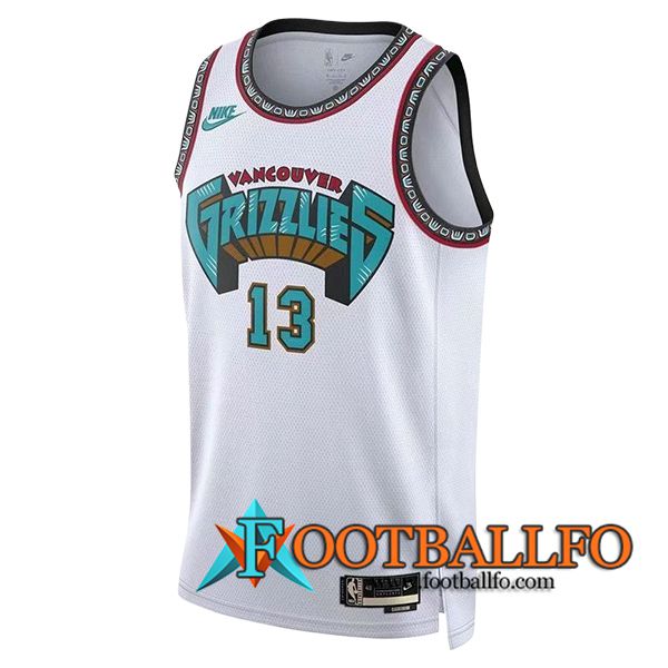 Camisetas De Futbol Memphis Grizzlies (MORANT #12) 2024/25 Blanco/Verde