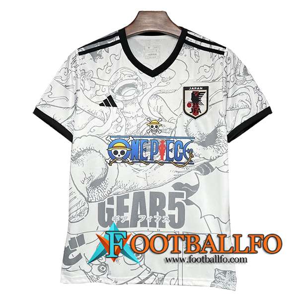 Camiseta Equipo Nacional Japon Special Edition ONE PIECE Blanco 2024/2025