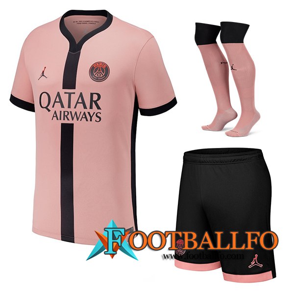 Camisetas Futbol PSG Tercera (Cortos + Calcetines) 2024/2025