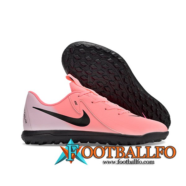 Nike Botas De Fútbol PHANTOM GX II CLUB TF Rosa/Negro