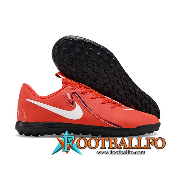 Nike Botas De Fútbol PHANTOM GX II CLUB TF Rojo/Blanco