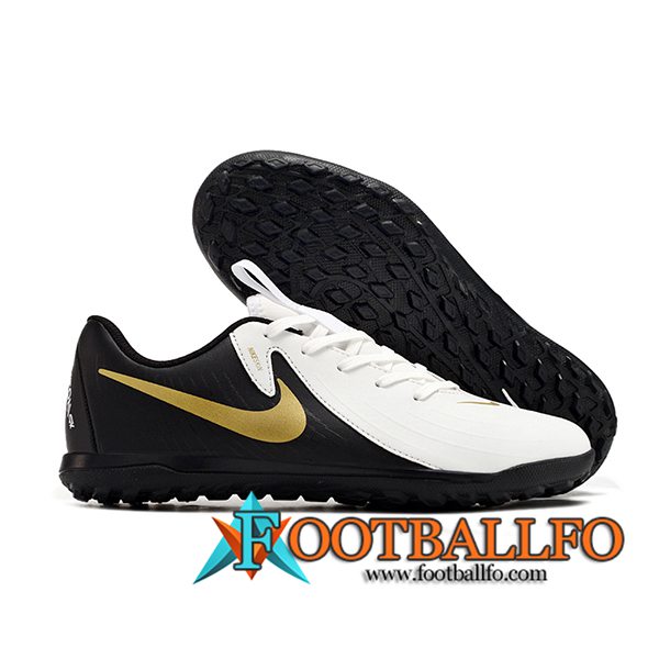 Nike Botas De Fútbol PHANTOM GX II CLUB TF Blanco/Negro/Amarillo