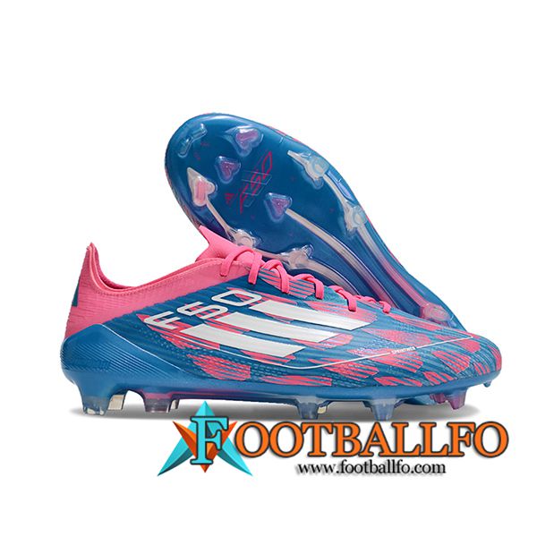 Adidas Botas De Fútbol F50 ELITE FG Rosa/Azul/Blanco