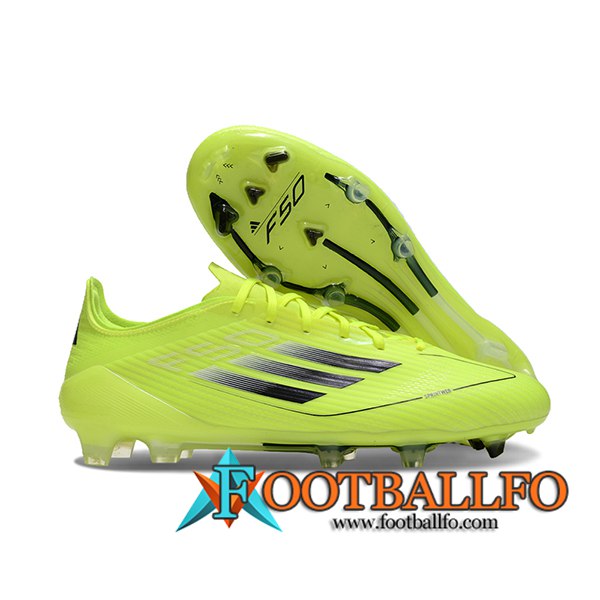 Adidas Botas De Fútbol F50 ELITE FG Amarillo/Negro