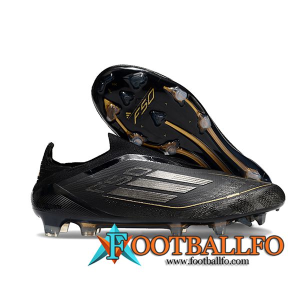 Adidas Botas De Fútbol F50 Elite Laceless FG Negro