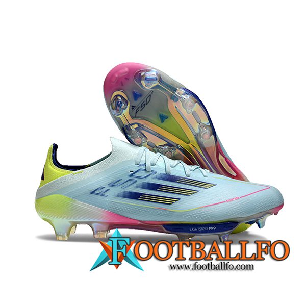 Adidas Botas De Fútbol F50 Elite FG Azul/Negro/Amarillo