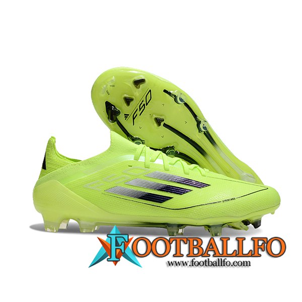 Adidas Botas De Fútbol F50 Elite FG Amarillo/Negro -02