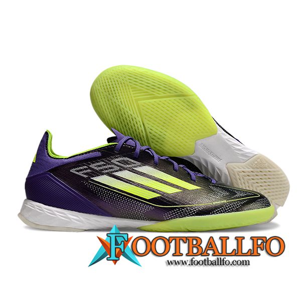 Adidas Botas De Fútbol F50 PRO IC Negro/Verde/Violeta