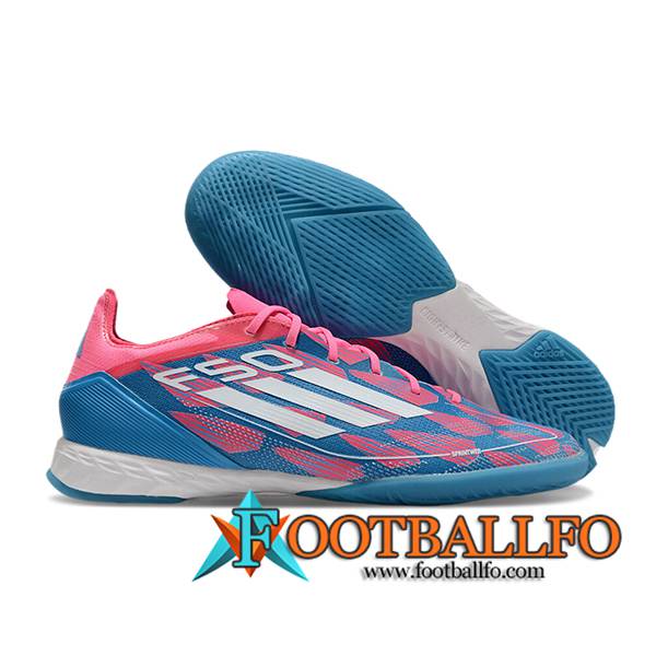 Adidas Botas De Fútbol F50 PRO IC Rosa/Azul/Blanco