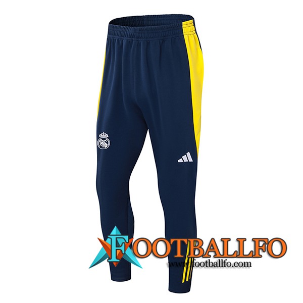 Pantalon Entrenamiento Real Madrid Azul/Amarillo 2024/2025 -04