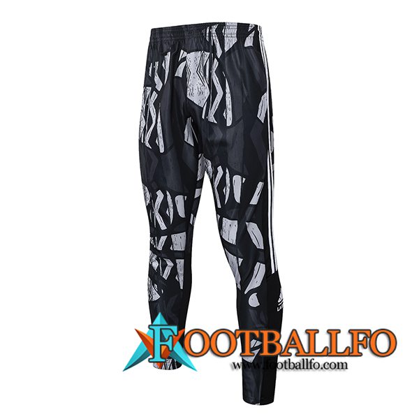 Pantalon Entrenamiento Arsenal Negro/Gris 2024/2025