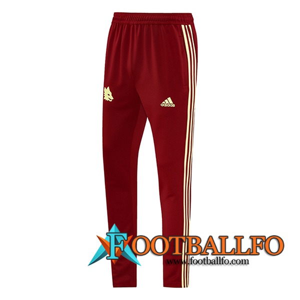 Pantalon Entrenamiento AS Roma Rojo/Amarillo 2024/2025