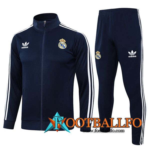 Chandal Equipos De Futbol Chaquetas Real Madrid azul real 2024/2025