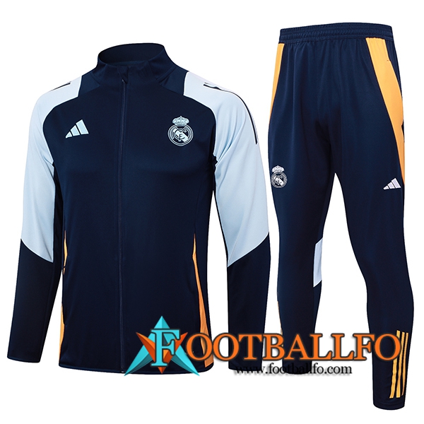 Chandal Equipos De Futbol Chaquetas Real Madrid Azul Oscuro 2024/2025