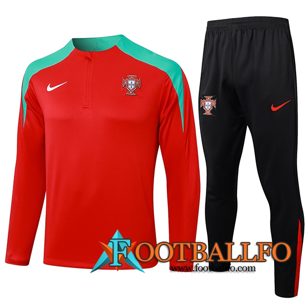 Chandal Equipos De Futbol Portugal Rojo/Verde 2024/2025 -02