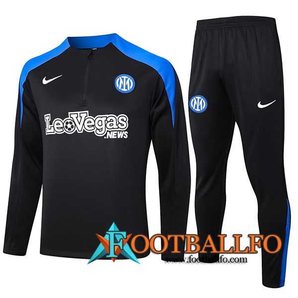 Chandal Equipos De Futbol Inter Milan Negro/Azul 2024/2025 -02