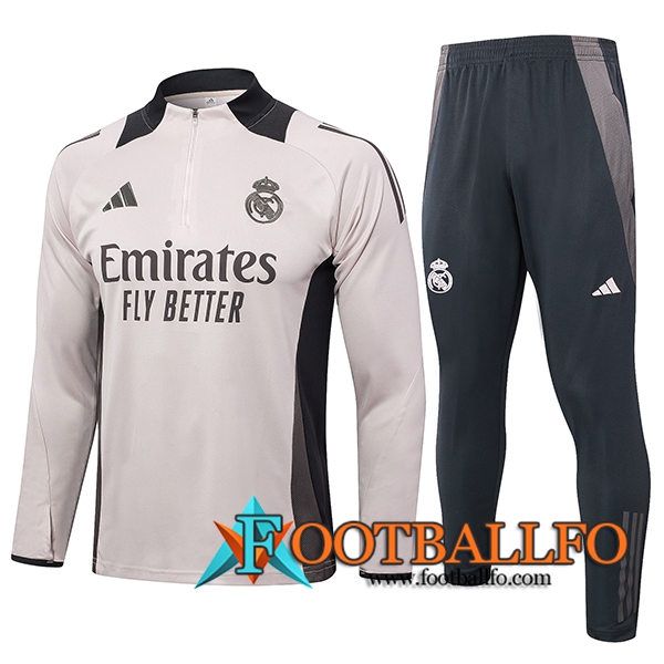 Chandal Equipos De Futbol Real Madrid Rosa/Gris 2024/2025 -03