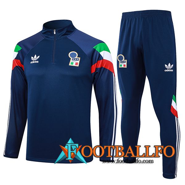 Chandal Equipos De Futbol Italia Azul Oscuro 2024/2025