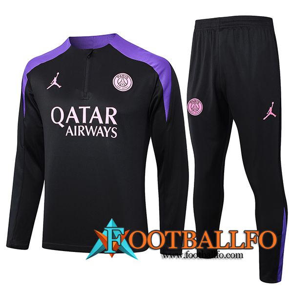 Chandal Equipos De Futbol PSG Negro/Violeta 2024/2025 -02