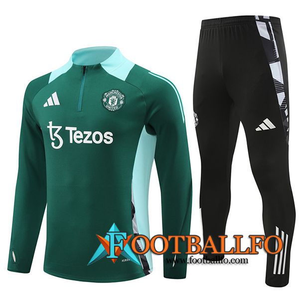 Chandal Equipos De Futbol Manchester United Verde/Azul 2024/2025