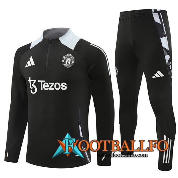 Chandal Equipos De Futbol Manchester United Negro/Gris 2024/2025 -03