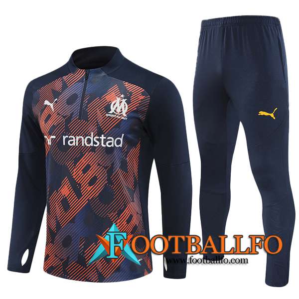 Chandal Equipos De Futbol Marsella Azul/Naranja 2024/2025