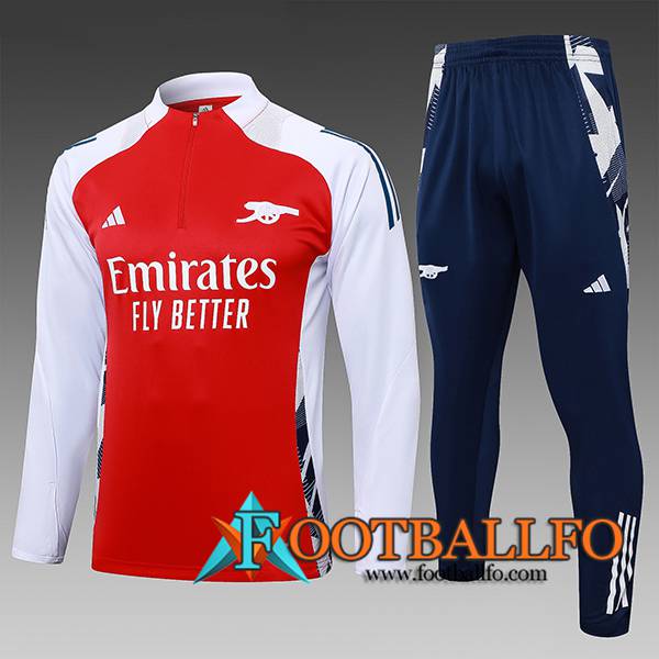 Chandal Equipos De Futbol Arsenal Ninos Rojo/Blanco 2024/2025 -02