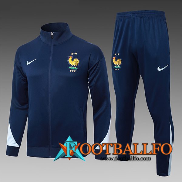 Chandal Equipos De Futbol Francia Ninos azul real 2024/2025 -02