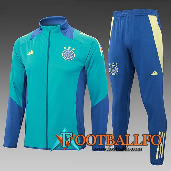 Chandal Equipos De Futbol Ajax Ninos Verde/Azul 2024/2025