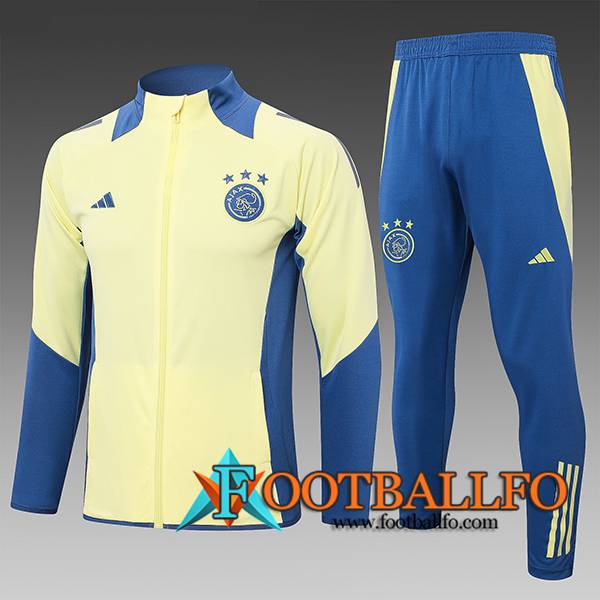 Chandal Equipos De Futbol Ajax Ninos Amarillo/Azul 2024/2025 -02