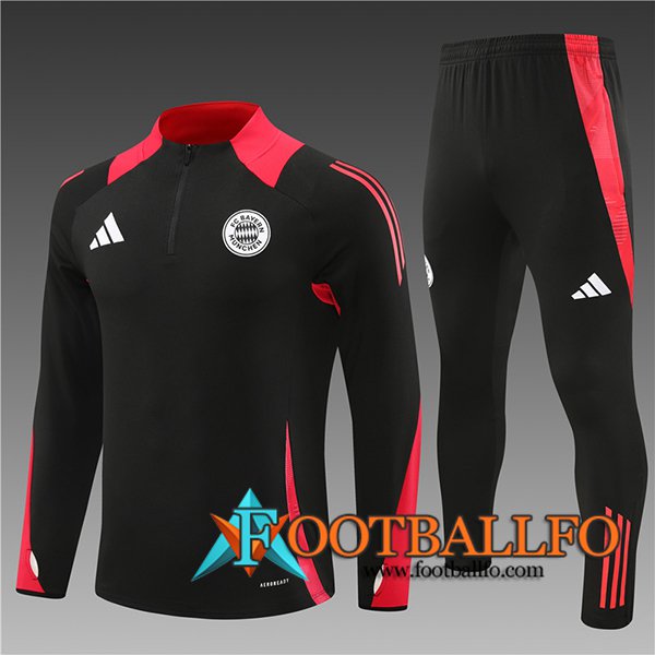 Chandal Equipos De Futbol Bayern Munich Ninos Negro/Rojo 2024/2025