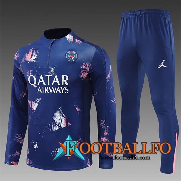 Chandal Equipos De Futbol PSG Ninos Azul/Rosa 2024/2025