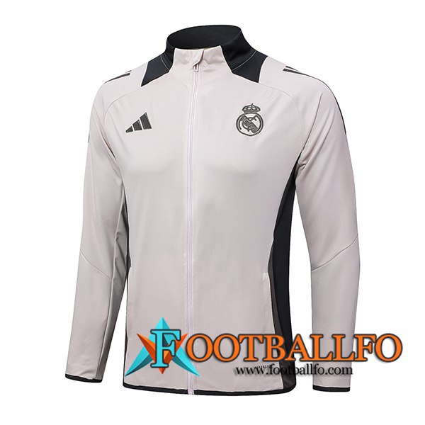 Chaquetas Futbol Real Madrid Rosa/Gris 2024/2025