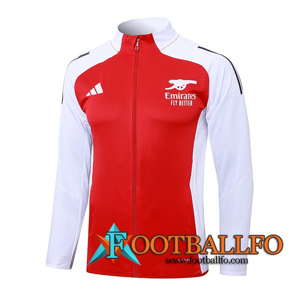 Chaquetas Futbol Arsenal Blanco/Rojo 2024/2025