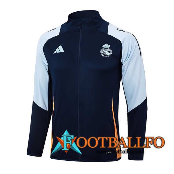 Chaquetas Futbol Real Madrid Azul Oscuro 2024/2025