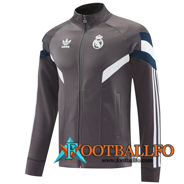 Chaquetas Futbol Real Madrid Gris 2024/2025