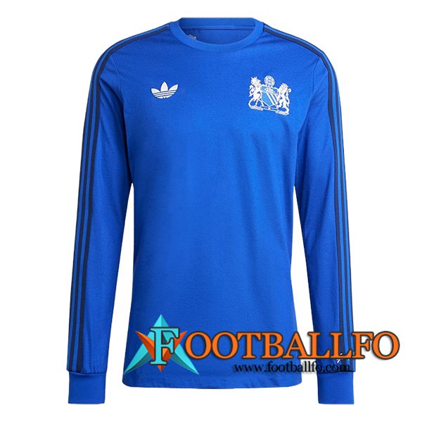 Camisetas De Futbol Manchester United Manga Largas Special Edition Azul 2024/2025