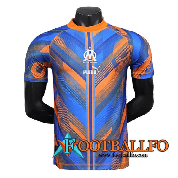 Camisetas De Futbol Marsella OM Special Edition Naranja/Azul 2024/2025