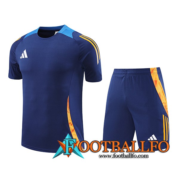 Camiseta Entrenamiento Adidas Azul/Naranja 2024/2025