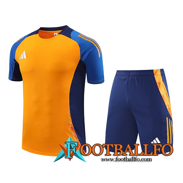 Camiseta Entrenamiento Adidas Naranja/Azul 2024/2025