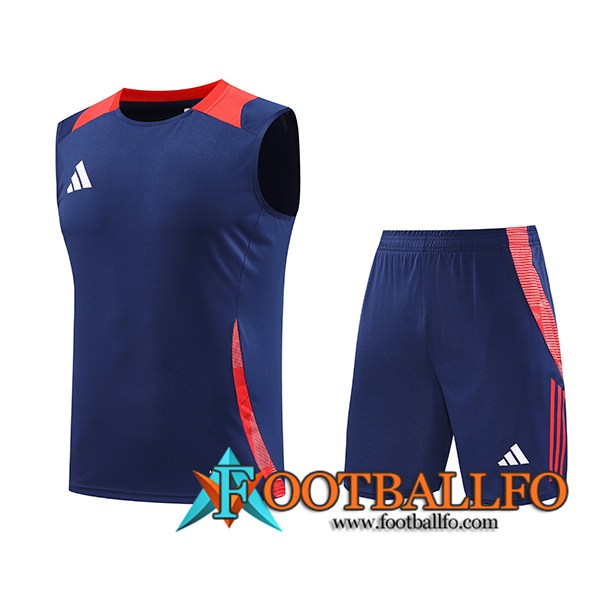 Camiseta Entrenamiento sin mangas Adidas Azul/Rojo 2024/2025