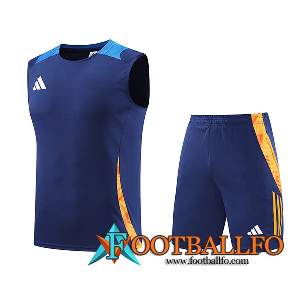 Camiseta Entrenamiento sin mangas Adidas Azul/Naranja 2024/2025