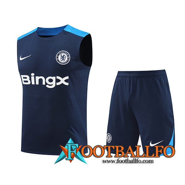 Camiseta Entrenamiento sin mangas FC Chelsea azul real 2024/2025