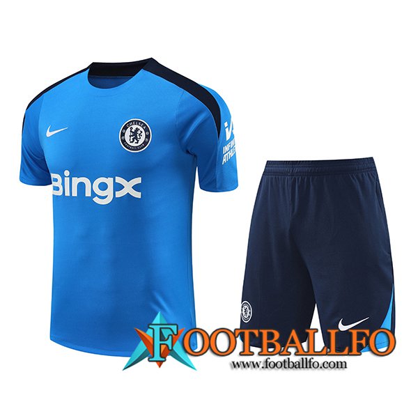 Camiseta Entrenamiento FC Chelsea Azul 2024/2025 -02