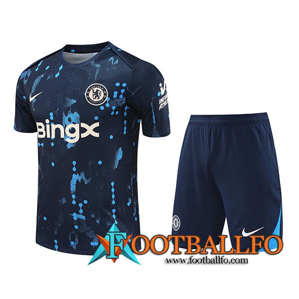 Camiseta Entrenamiento FC Chelsea Azul Oscuro 2024/2025