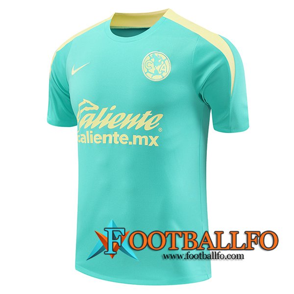 Camiseta Entrenamiento Club America Verde/Amarillo 2024/2025