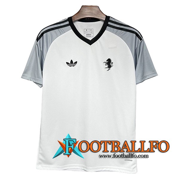 Camiseta Entrenamiento Juventus Blanco/Negro/Gris 2024/2025