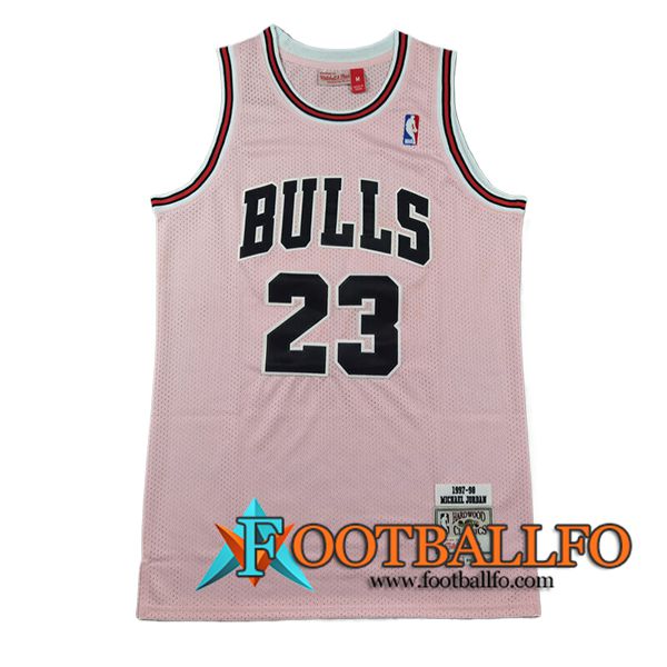 Camisetas Chicago Bulls (JORDAN #23) 2024/25 Rosa/Negro