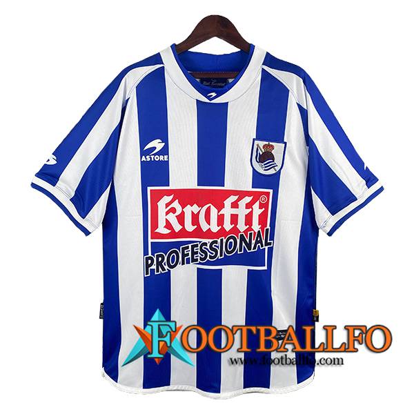 Camisetas De Futbol Real Sociedad Retro Primera 2002/2003